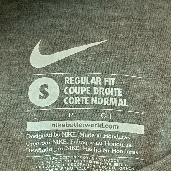 Nike Tee T Shirt Mens Small Gray Game Over Name Short Sleeve Basketball NWT - Picture 2 of 4